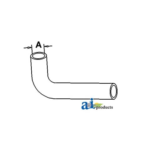 A & I Products Radiator Hose, Upper 7" x1.5" x1.2" A-SBA310160450